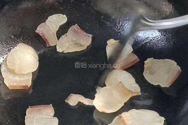 口蘑腊味豆腐的做法图解6