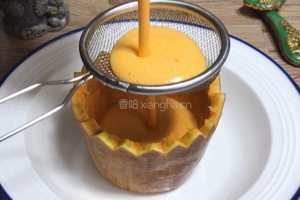 南瓜蒸鸡蛋的做法图解5