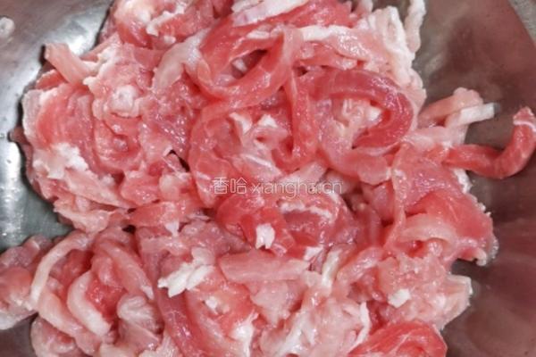 家常蒜苔炒肉的做法图解2