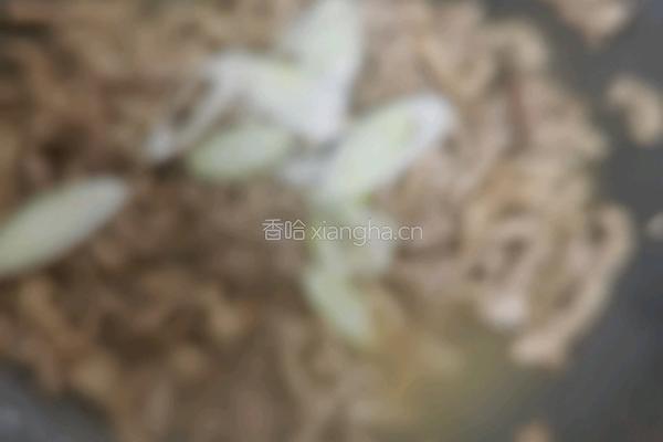 家常蒜苔炒肉的做法图解6