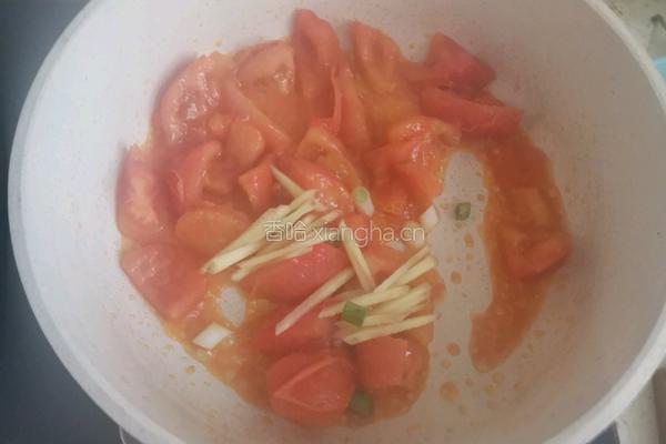 番茄金针菇虾滑汤的做法图解8