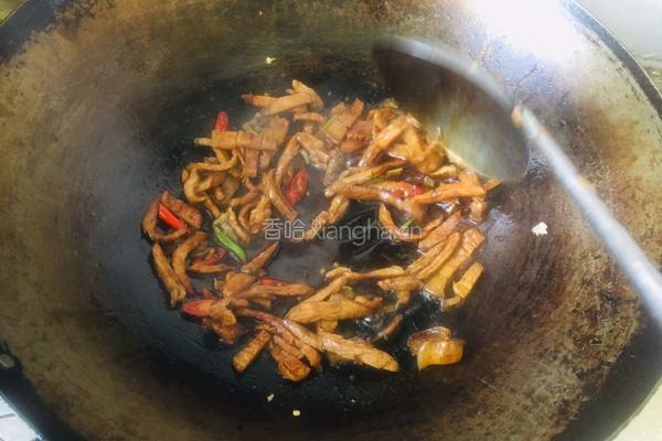 蒜苔炒肉丝的做法图解4