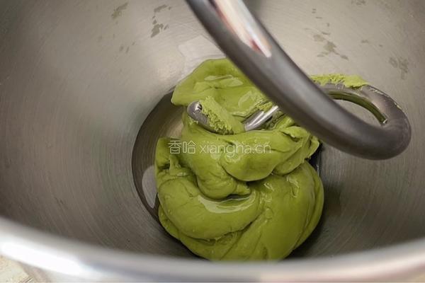 圣诞树面包的做法图解3