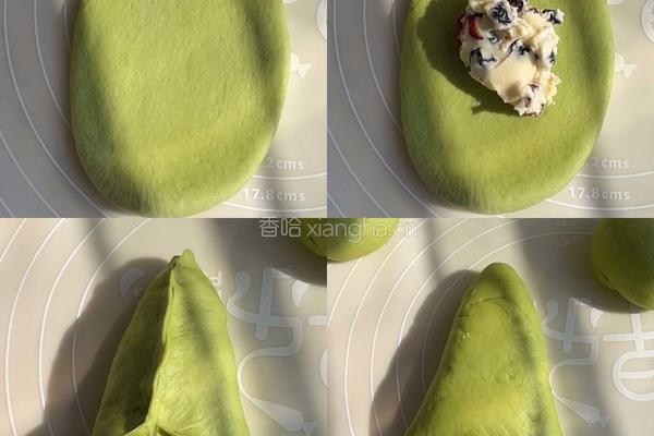 圣诞树面包的做法图解7