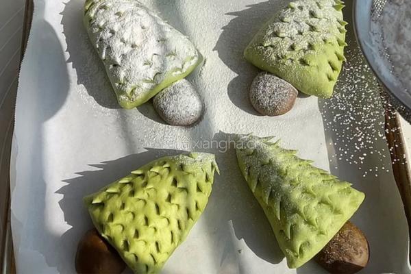 圣诞树面包的做法图解10