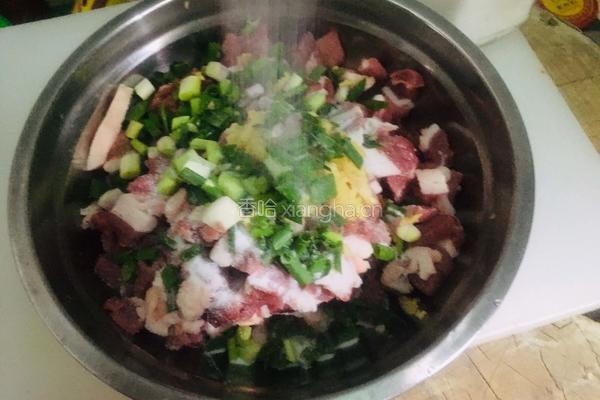 节日热菜——羊肉肠的做法图解4