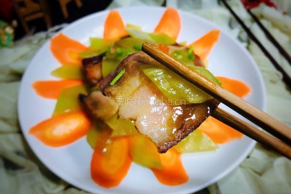 腊肉炒莴笋的做法图解13