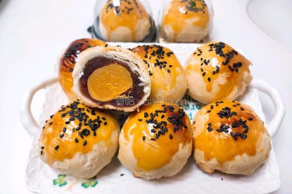蛋黄酥的做法图解16