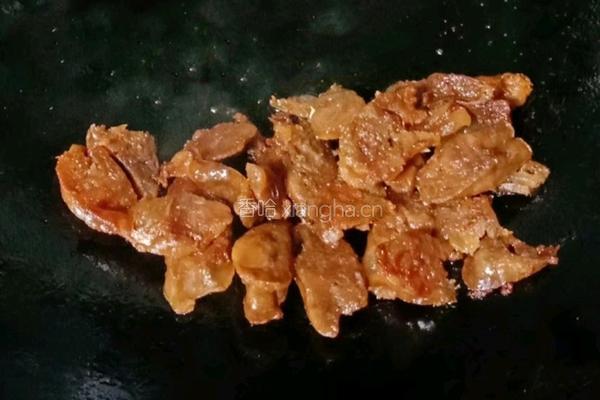 茭白炒腊肠的做法图解5