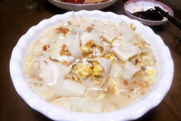 姜末鸡蛋面片汤的做法图解6