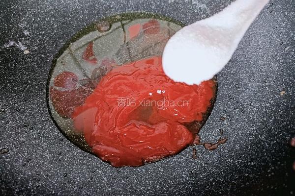 茄汁酥肉粒的做法图解9