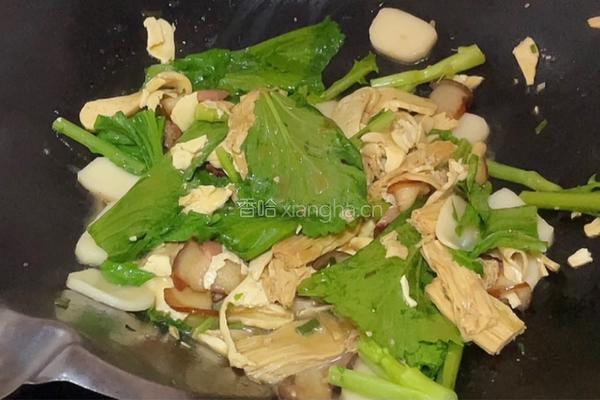 年糕炒腊肉的做法图解10