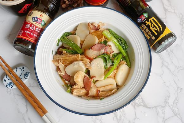 年糕炒腊肉的做法图解12