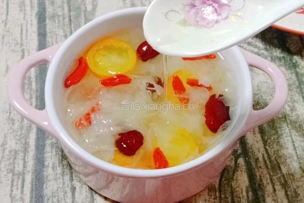 雪梨金桔银耳糖水的做法图解14