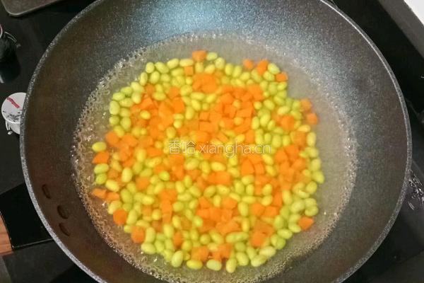 虾仁炒毛豆米的做法图解7