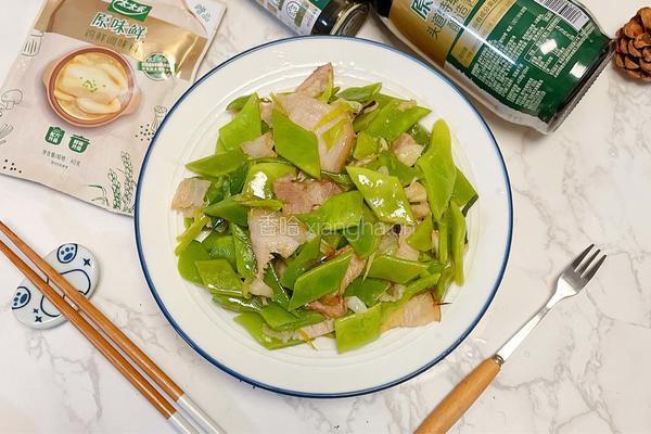 五花肉炒扁豆的做法图解11