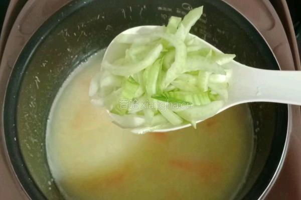 小米鸡肉蔬菜粥的做法图解9