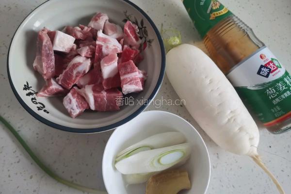 羊肉萝卜汤的做法图解1
