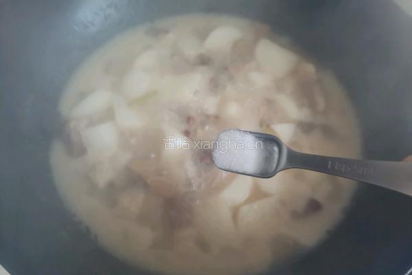 羊肉萝卜汤的做法图解9