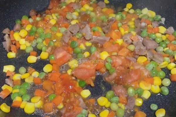 柿柿如意番茄饭的做法图解6