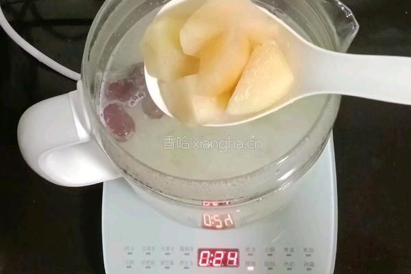 雪莲果银耳糖水的做法图解9