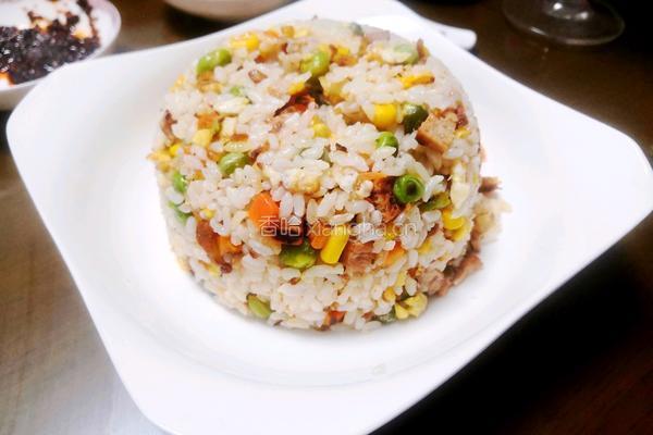 豌豆玉米五彩炒饭的做法图解10