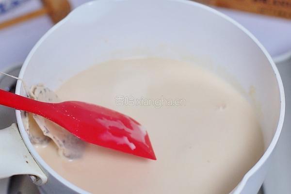 红茶奶酪布丁的做法图解4