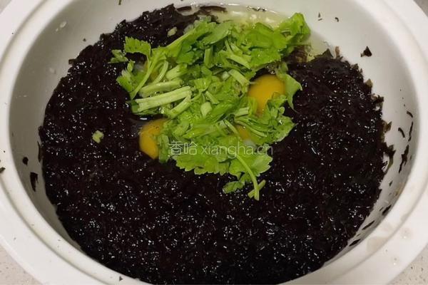 紫菜炒鸡蛋的做法图解5