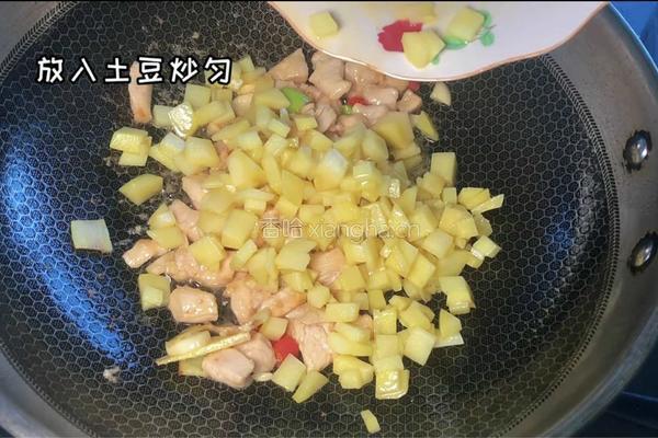 小炒三丁的做法图解5