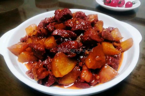 茄汁萝卜烧牛腩的做法图解14
