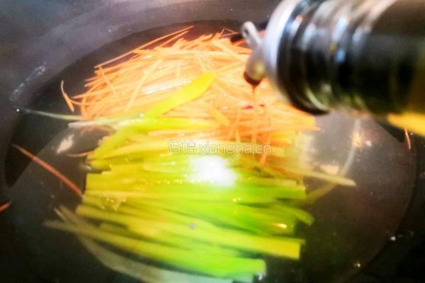 豆腐拌三丝的做法图解4