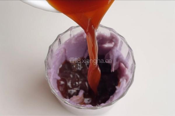 紫芋泥咖啡奶咖的做法图解4