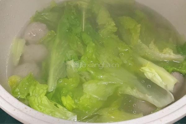 牛肉丸生菜汤的做法图解7