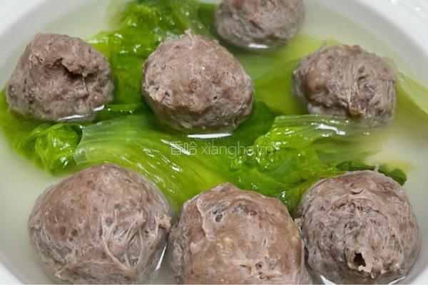 牛肉丸生菜汤的做法图解8