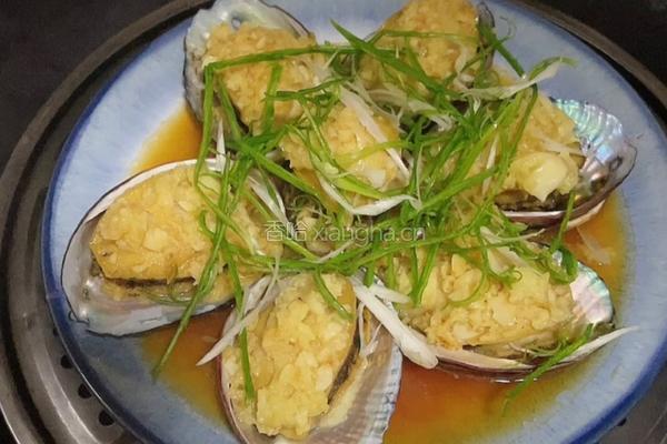 蒜蓉葱香鲍鱼的做法图解9