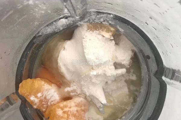 橙子鸡蛋糕（8个月宝宝辅食）的做法图解3