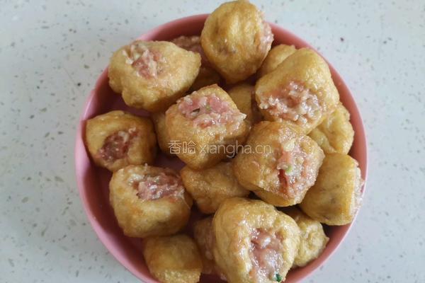 豆泡酿肉的做法图解6