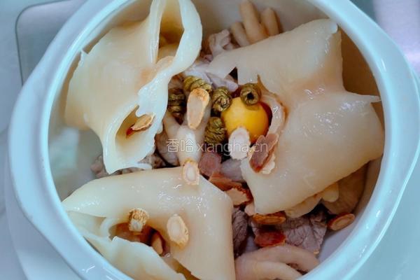 花胶石斛双参汤的做法图解6