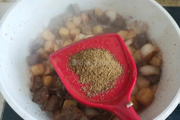 孜然土豆牛肉粒的做法图解10