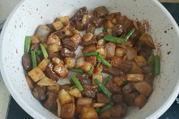 孜然土豆牛肉粒的做法图解11