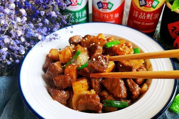 孜然土豆牛肉粒的做法图解13