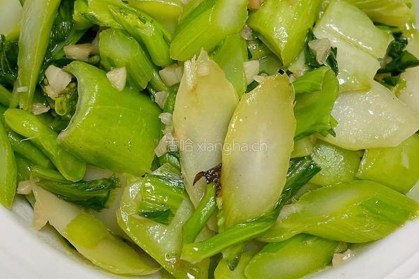 蒜香芥菜的做法图解9