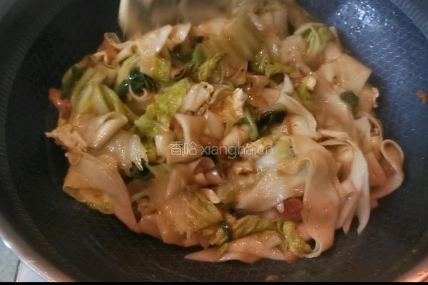 炒面片的做法图解9