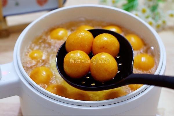 爆浆红薯芝士球的做法图解13
