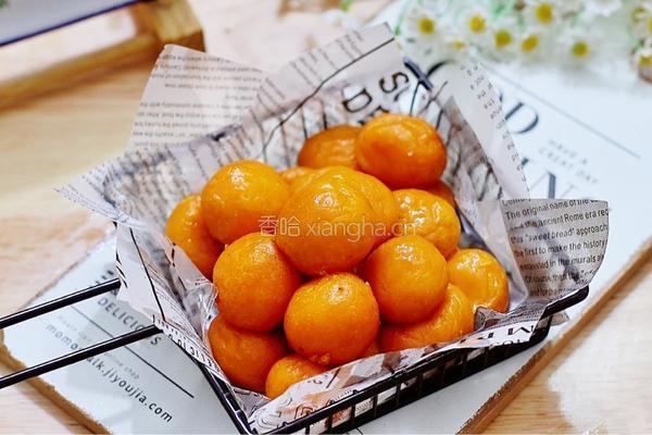 爆浆红薯芝士球的做法图解14