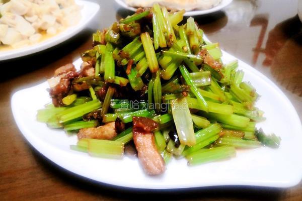 芹菜炒肉的做法图解8