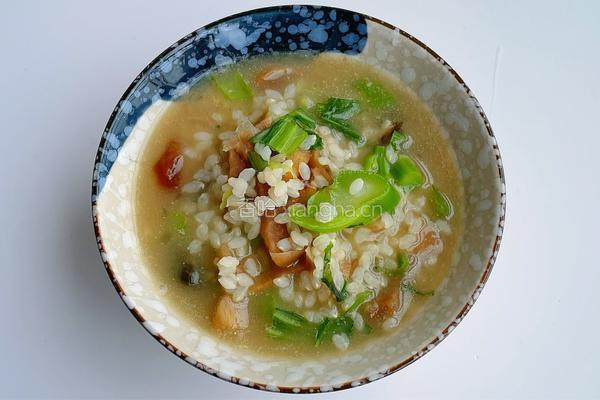 芥菜菜脯粥的做法图解11