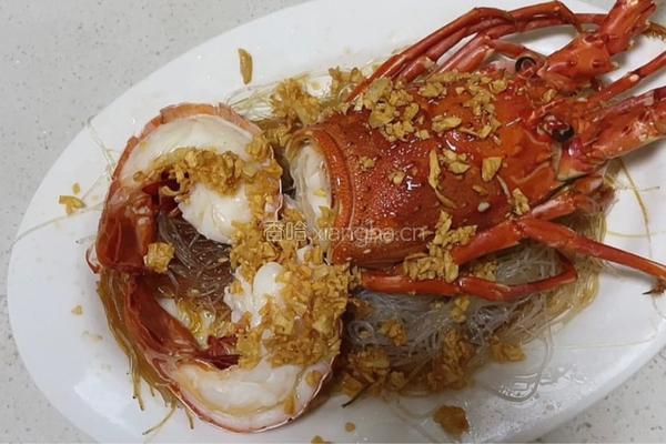 粉丝蒸龙虾的做法图解9