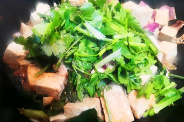 葱爆豆腐的做法图解8