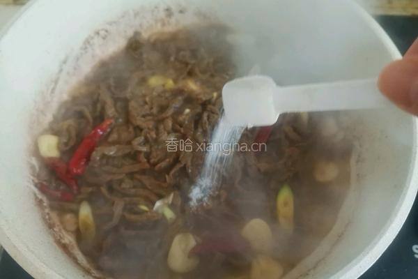 香菜炒牛肉丝的做法图解12